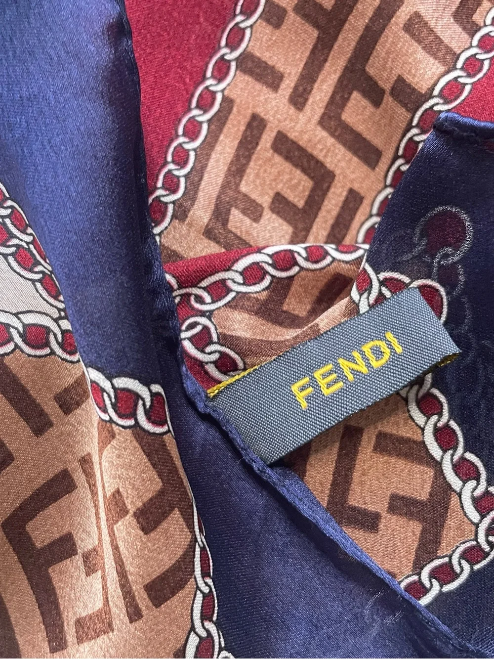 Fendi 65% silk